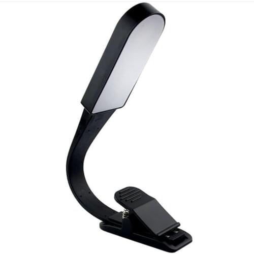 Book Lights With Clip USB Eye Protection Reading Lamps Touch Dimming LED Lamp 360 Degree Bending Bedroom Bedside Night Light