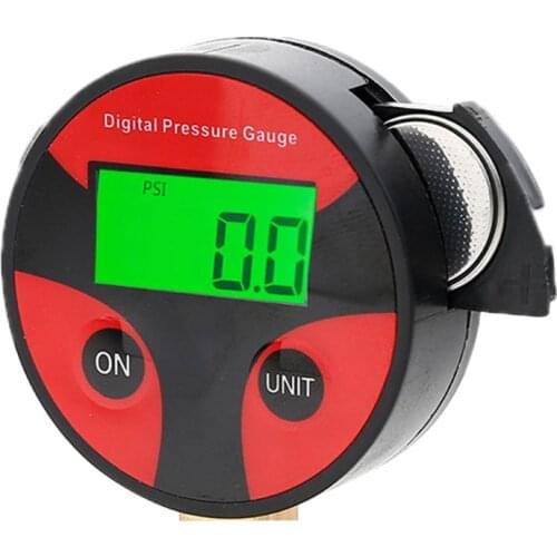 40GF 0-200PSI Digital Tyre Tire Air Pressure Gauge LCD Manometer For Car Motorcycle