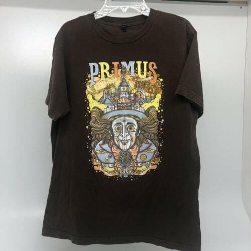 Primus Chocolate Factory Tour Willy Wonka Print Fungi Ensemble Men M T-shirt