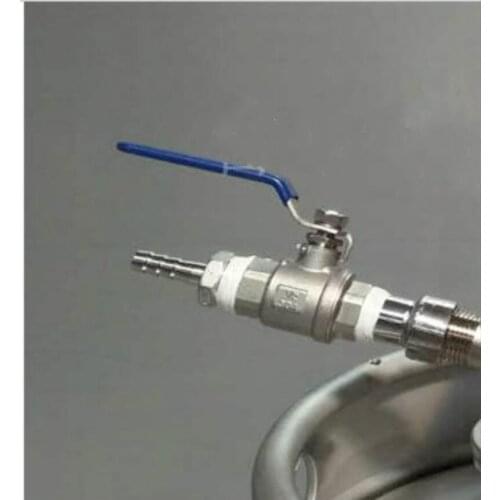 1/2"BSP Stainless Steel homebrew Weldless Kettle ball Valve Kit Ball Valve Homebrew