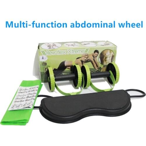 Muscle Exercise Equipment Home Fitness Equipment Double Wheel Abdominal Power Wheel Ab Roller Gym Roller Trainer Training