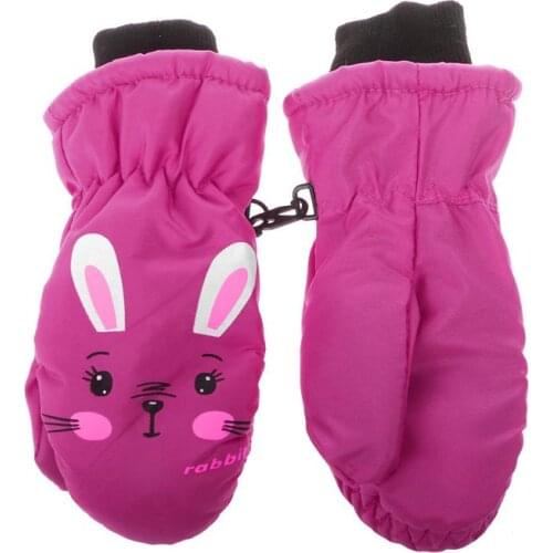 Kids Winter Warm Gloves Windproof For Children Boys Girls Ski Cycling Climbing Outdoor Gloves Waterproof New Dropship