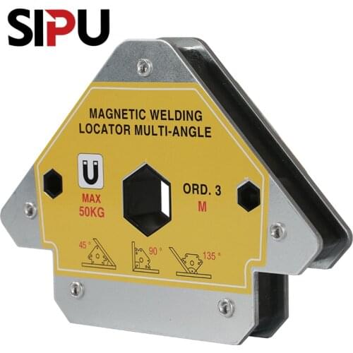 Switchable Welding Magnet 3''/4''/5''Arrow Welding Magnet/ Ferrite Magnetic Welding Holder 45/90/135 Angles 55LBS/110LBS/165LBS