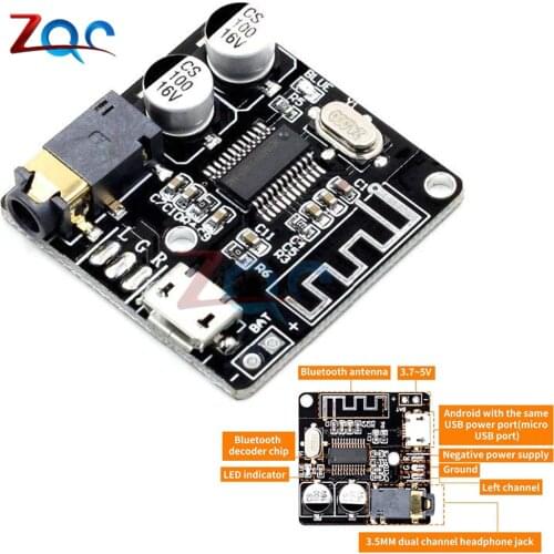 VHM-314 Bluetooth Audio Receiver board Bluetooth 5.0 mp3 lossless decoder board Wireless Stereo Music Module for Car Speaker MP3