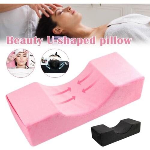 Durable Waterproof U-shape Curve Pillow for Eyelash Extension Neck Guard Console UD88