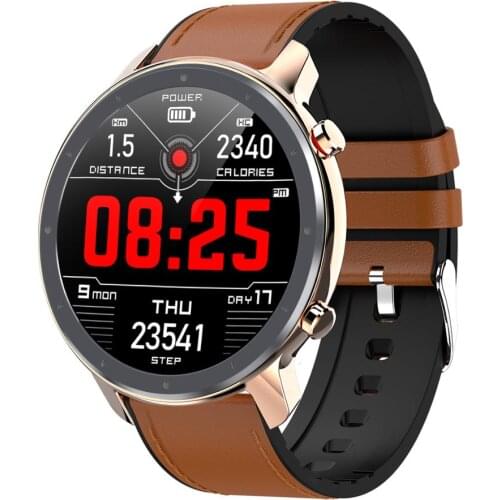 L11 Smart Watch Men Women ECG SmartWatch Heart Rate Monitor Full Round Touch Smart Watch IP68 Fitness Tracker Bracelet VS DT78