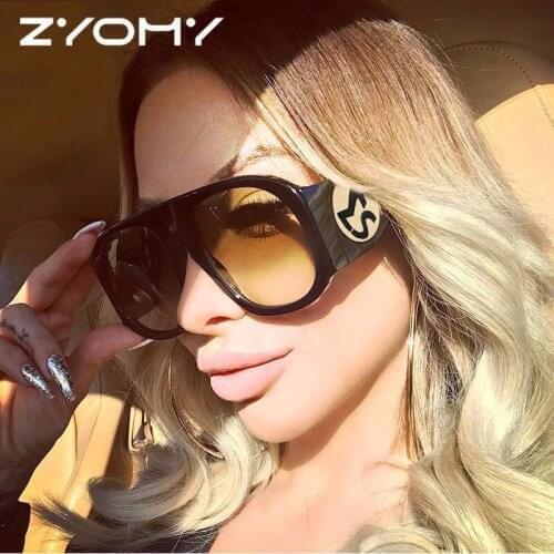 Q Popular New Men Women Sunglasses 2020 Oculos De Sol Goggles Brand Design Oval Driving Sunglasses Big Box Fashion Eyewear UV400
