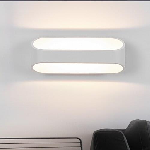 Nordic modern minimalist bedside wall lights LED bedroom personality creative warm room aisle lamp