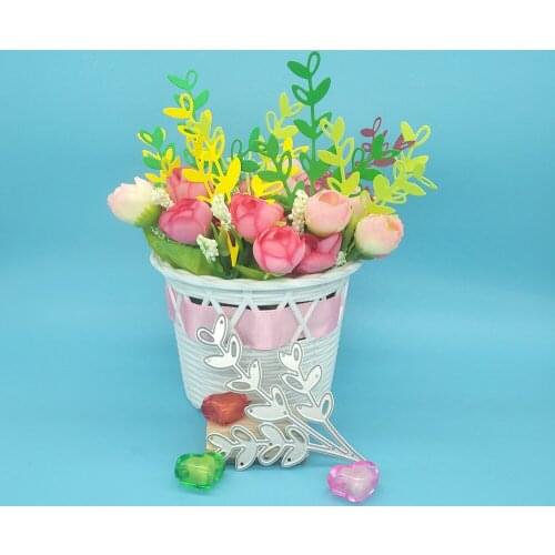 Weeds, grass, Christmas green leaves, flower metal cutting dies, photo album DIY decoration, handicrafts hollowed-out moulds