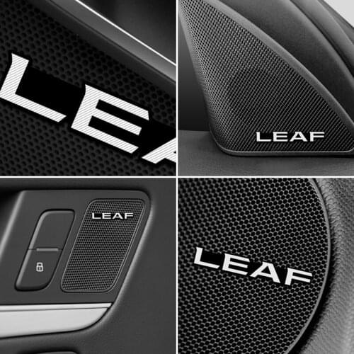 10pcs car audio decorate 3D Aluminum Badge Emblem Sticker For Nissan Leaf Qashqai j10 j11 x Trail t32 t31 Tiida Juke Note Kicks