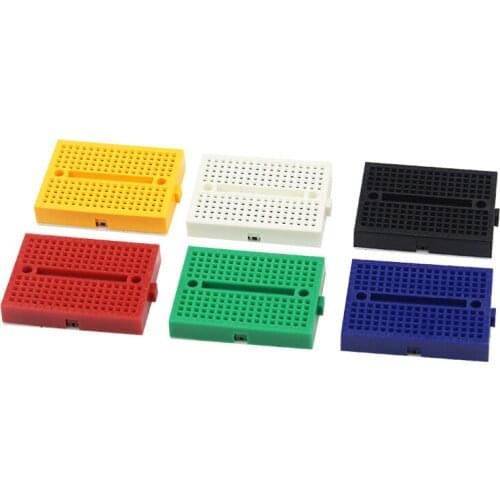 6pcs/lot Color Module Electronic Prototype Protoboard KIT Arduin Mini Breadboard PCB 170Tie-point SYB-170 Solderless Breadboard