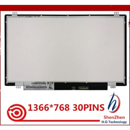 NT140WHM-N31 V8.0 NT140WHM N31 Glossy Matrix for Laptop 14.0" LED Screen LCD Display Panel HD 1366X768 30PIN Monitor Replacement