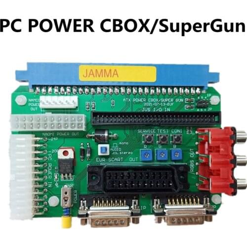 PC POWER CBOX/SuperGun 20/24 Pins PC Power ATX Breakout Board Cabinet Module Adapter Power Connector Computer Atx Connector
