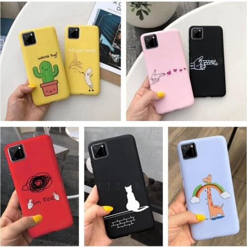 Case For Realme C11 Case C11 Soft Silicon TPU Back cover For OPPO Realme C11 C 11 Coque Capa Fundas 6.5'' Skin shockproof Bumper