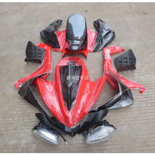 Four-wheeled Cross-country Motorcycle Parts F1 Mars Kawasaki ATV Shell Plastic Parts with Headlight Cushion