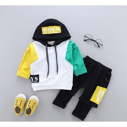 Children Clothing Sport Suits Girl Set Autumn Baby Boy Clothes Hoodies+Pants 2pcs Outfit Suit Infant 3 Year old Boys Clothes Kid