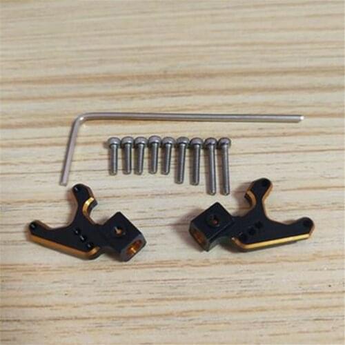 For SCX24 90081 RC Crawler Car Upgrade Kits Aluminum Alloy Rear Shock Absorber Bracket Mount