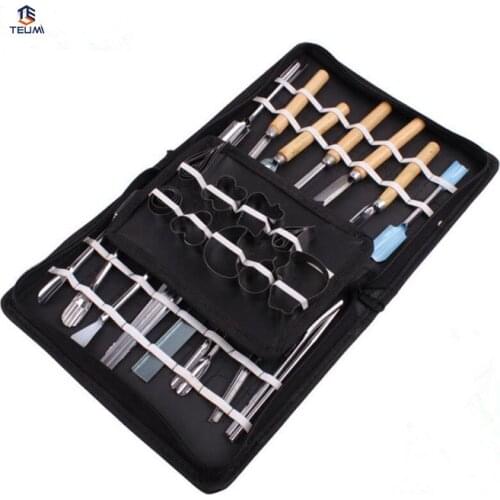 Fruit Knife Carving Chisels Chef Kit 46Pcs/set Portable Vegetable Fruit DIY Carving Knife Hobby Hand Tool Kitchen Accessies