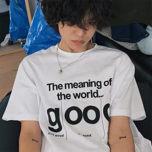 Hillbilly Unisex Slogan Letter Printed Street Style Tshirt Plus Size Cotton Short Sleeve Tops Kpop Round Neck Chic Loose Tees