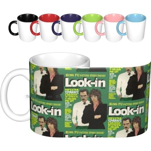 Sparks Ceramic Mugs Coffee Cups Milk Tea Mug Sparks Ron Russell Mael This Town Aint Big Enough For Both Of Us The Number One