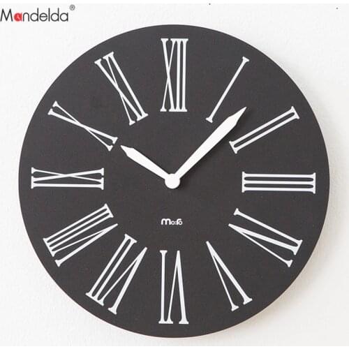 Mandelda Wall Clock Modern Design Abstract Acrylic 10 Inches and 12 Inches Relojes De Pared Vintage Decorativo Pendule Murale