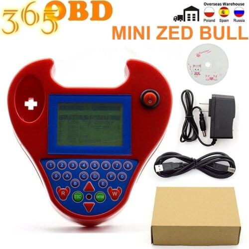 Newest Smart Zed-Bull Auto Key Programmer Smart Red Mini Zed Bull Support Multi-Language with more features Free shipping