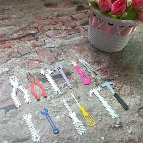 New 6 commonly used tools, metal cutting moulds, scrapbooks, decorative relief photo albums, decorative cards, DIY handicrafts