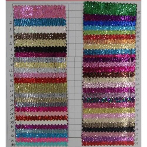 Factory wholesale / PVC fabric leather / mesh Glitter special leather / Laser Star glitter leather fabric/ Expose front