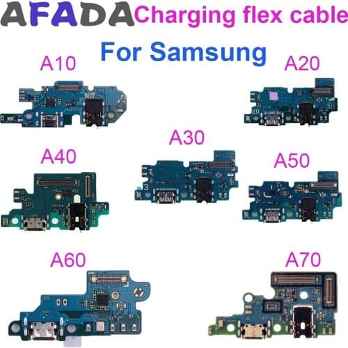 Original USB Charging Port Connector Board Parts Charger Flex Cable For Samsung Galaxy A10 A20 A30 A40 A50 A60 A70
