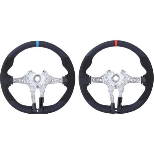 V2 Flat-Bottom Nappa Steering Wheel for M Performance for 5 Series F10/F11/F07 M Sport LCI 2014 2015 2016 Nappa Leather