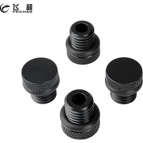FEICHAO Aluminum Alloy M12 Thread Screw Connector/Rod Stop for Diameter Dia 15mm Tube for DSLR Camera Rig Support Rail System