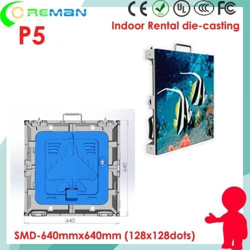 Rgb led matrix p5 smd2121 cabinet 640x640, China mobile led display for indoor usage , p5 p4 p3 indoor rental led video panel