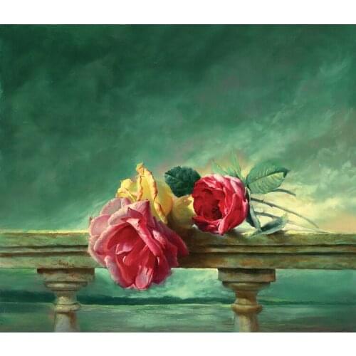 Rose The wooden puzzle 500 pieces ersion paper jigsaw puzzle white card adult childrens educational toys