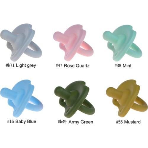 Chenkai 1PCS Silicone Nipples Baby Teether BPA Free DIY Newborn Infant Baby Chewable Pacifier Dummy Nursing Teething Grasp Toy