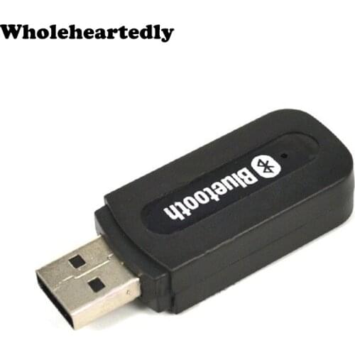 USB Bluetooth Music Audio Receiver Adapter 3.5mm Wireless Stereo Audio Receiver For Speaker For iPhone 4/5/5S/6 Plus For Samsung
