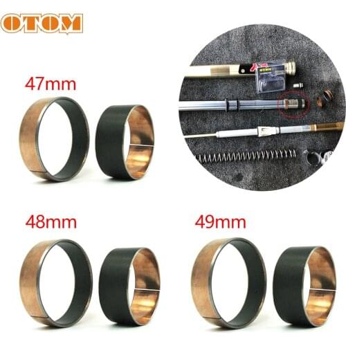 OTOM Motocross SHOWA/KYB 47/48/49mm Fork Bushing Front Shock Absorbing Positive Lining For CRF KXF RMZ YZF Motorcycle Universal