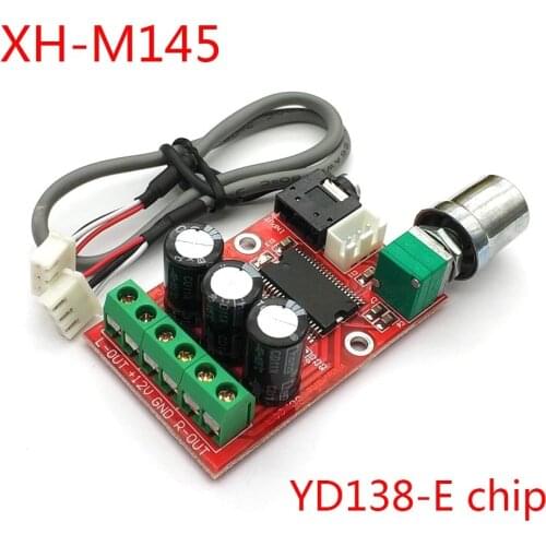 XH-M145 original high resolution digital amplifier in class D audio amplifiers DC12V HD YDA138-E