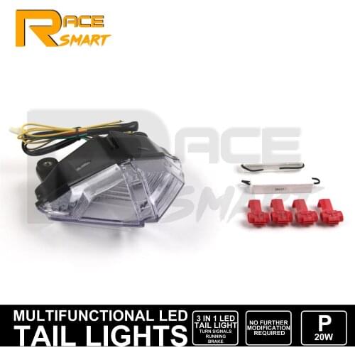 1 Set Motorcycle LED Turn Signals Rear Brake Tail Light Taillight For DUCATI 848 2008-2010/ 1098 1098R 1098S 2007-2010 2009 New