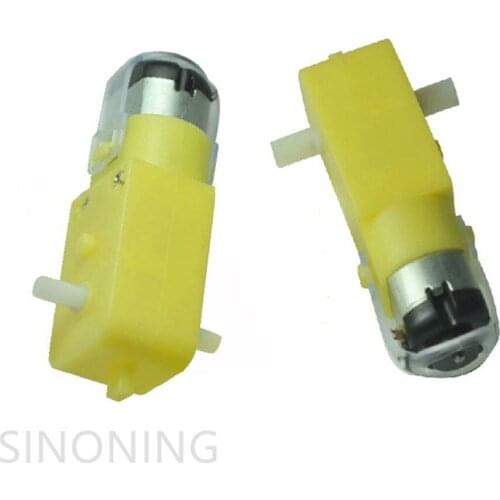 2 pcs DC3V-6V DC geared motor TT motor strong magnetic anti-interference intelligent car chassis four-wheel drive