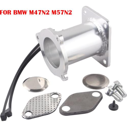 Aluminum EGR BLANKING BYPASS for bmw 5 series E60 E61 E61N 520i 525d 530d 535d remove egr delete kits