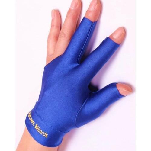 Billiards Three Finger Gloves Snooker Glove Left Hand Special High Grade Fingerless Billiard Gloves Snooker Billiard Pool Glove