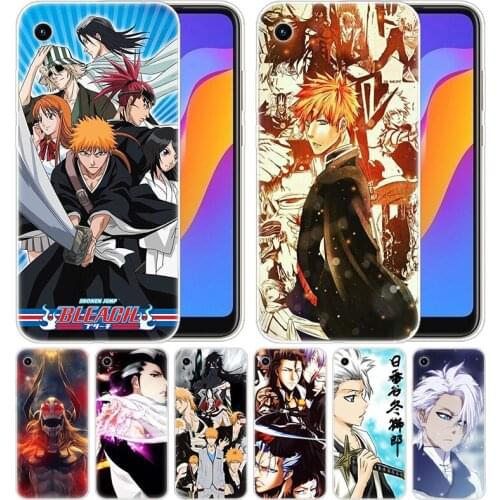 Luxury Silicone Case Anime Bleach ichigo for Huawei Honor 9X 8A 7A 20 Pro 7X 8X 7S 8S 8 9 10 Lite View 20 20i 10i Play Cover