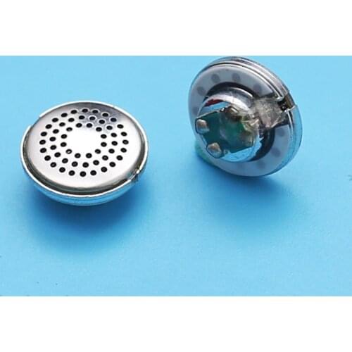 13.8mm Mini Headphone Speaker Unit hifi Flat Headset Driver 32ohm Full Range Earphone Repair Parts Sound Good New Arrivals 2pcs