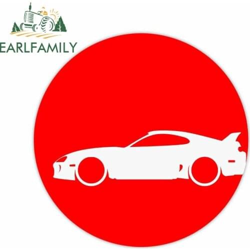 EARLFAMILY 13cm x 12.9cm For Made In Japan Decal Funny Car Stickers Car Styling Scratch-proof Sticker Waterproof Decoration