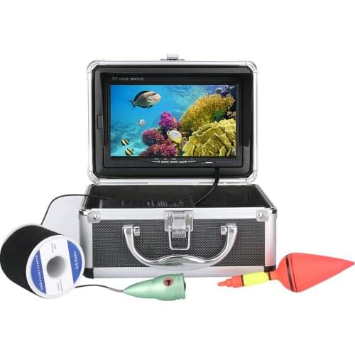 GAMWATER 15/20/30M 1000TVL Fish Finder Underwater Ice Fishing Camera 7" LCD Monitor 6PCS White LED Camera For Fishing
