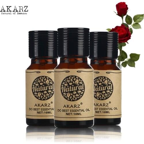 Eucalyptus Coffee rose essential oil sets AKARZ Famous brand For Aromatherapy Massage Spa Bath skin face care 10ml*3
