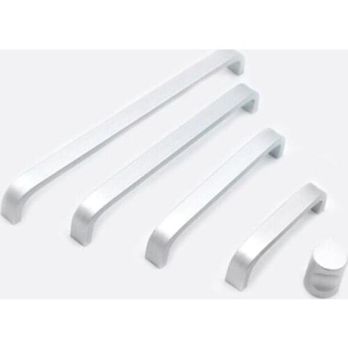 European Oxidation Matte Cabinet Handles Aluminum Alloy Door Knobs Kitchen Cabinet Pulls Drawer Pulls Furniture Hardware 10 pcs