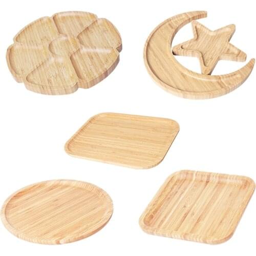 Gilr Gift Home Earring Necklace Organizor Jewelry Tray Ring Necklace Holder Display Trinket Dish Plate Flower Petal