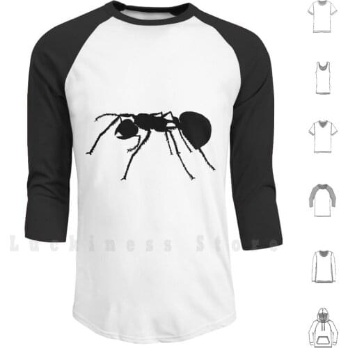 Ant Hoodies Long Sleeve Ant Insect Entomology Fauna Symbol Totem Work Determination Social Community