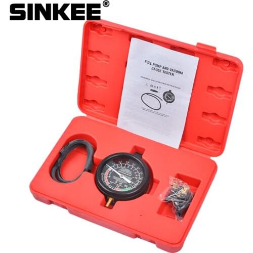 Fuel Vacuum And Fuel Pump Pressure Tester Gauge Kit